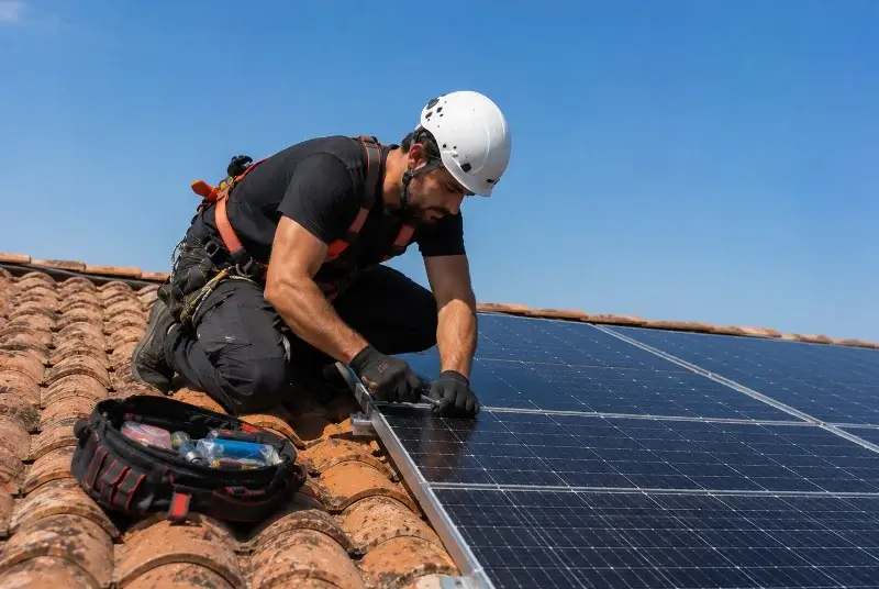 Maintenance et monitoring de panneaux solaires à Lorignac